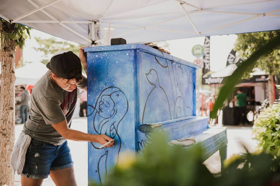 Pianos About Town Programs Seeks Artists to Paint Pianos in 2019