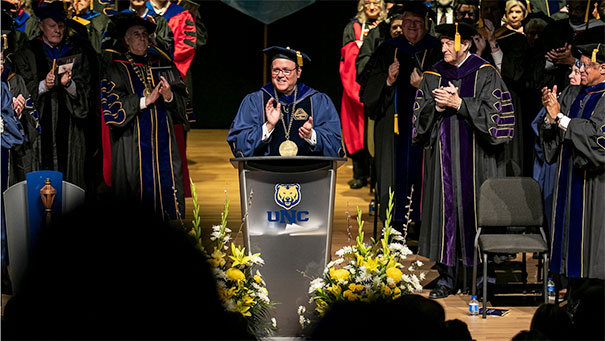 Ceremony Formally Introduces UNC’s 13th President