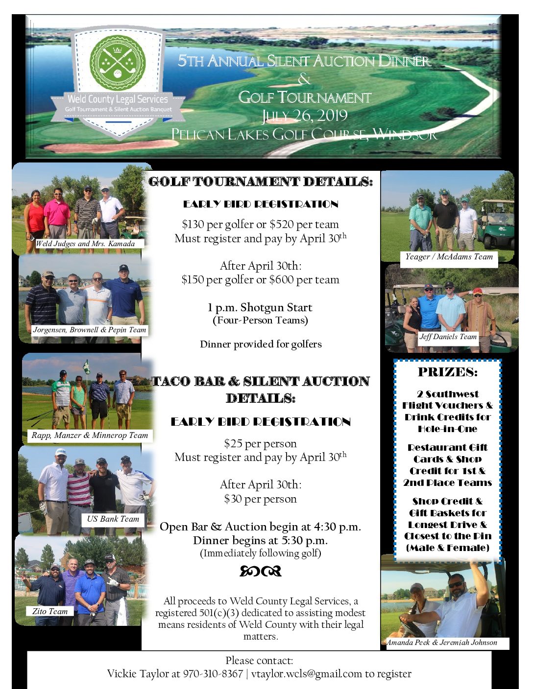 5th Annual Benefit Silent Auction Dinner and Golf Tournament