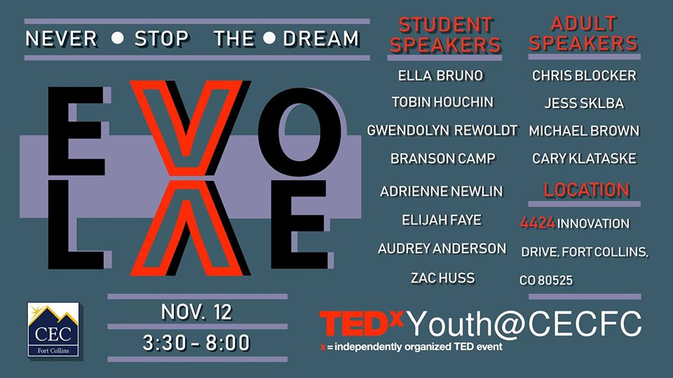 Presenters Revealed for 2019 TEDxYouth@CECFC event “Evolve”