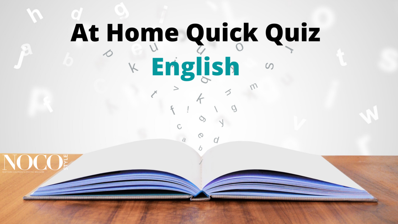 At Home Quick Quiz: English