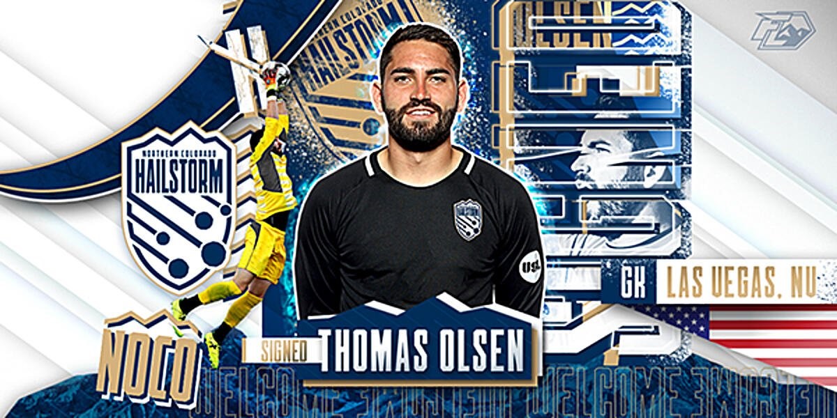 2018 Rapids Draft Pick Thomas Olsen Signs with Hailstorm FC