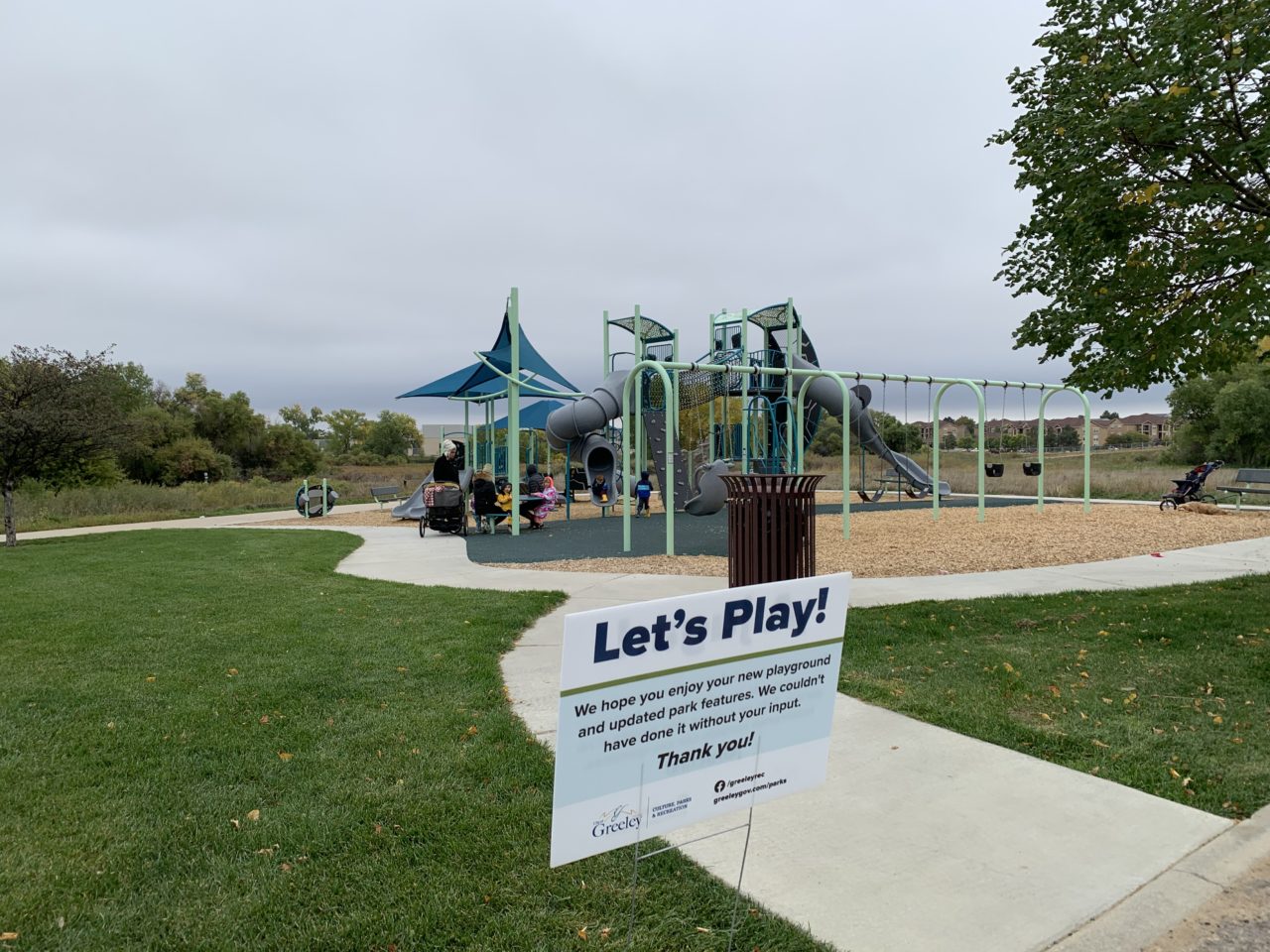 Neighborhood Welcomes New Greeley West Park Playground