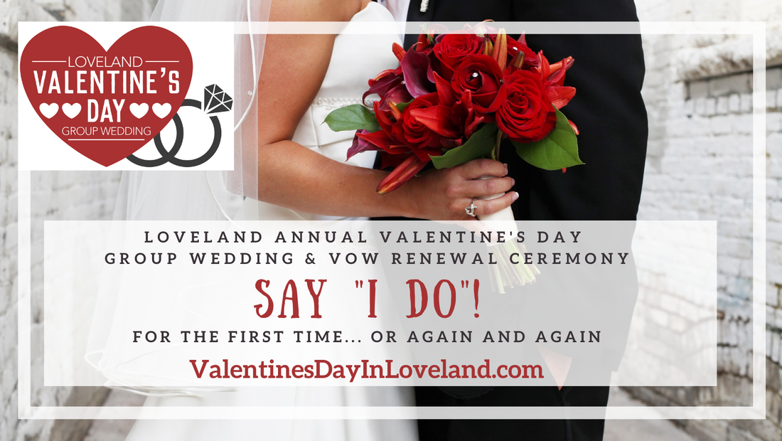 Loveland Valentine’s Day Group Wedding Hosted on the Ice at Colorado Eagles Hockey Game 