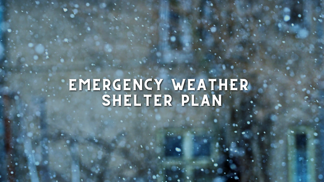 Emergency Weather Shelter Plan Activated 