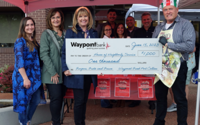 Waypoint Bank’s BBQ Raises $1,000 for House of Neighborly Service