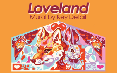 New Mural Titled “Loveland” by Internationally Known Artist, Key Detail