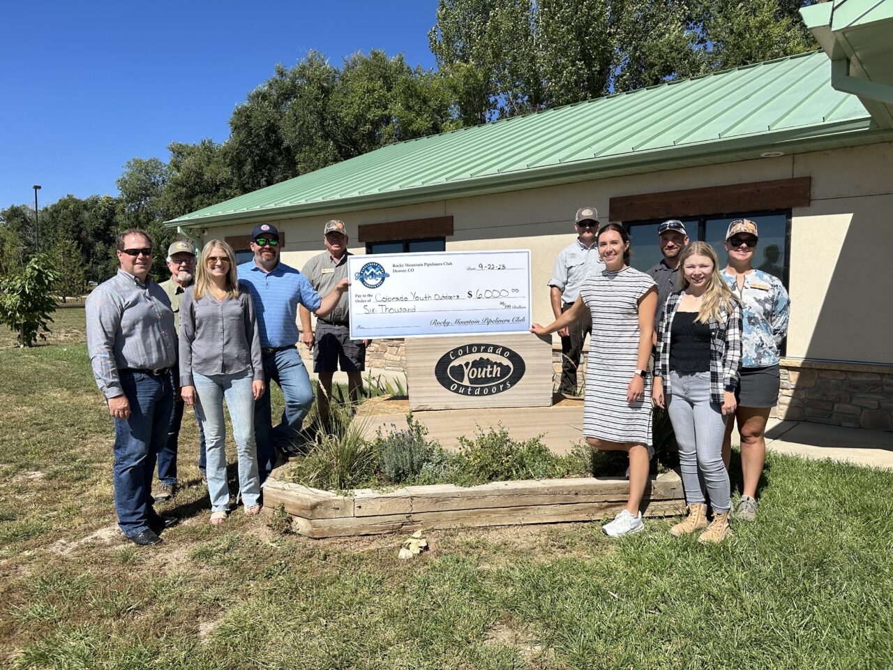 Rocky Mountain Pipeliners Club Makes $6K Donation to Colorado Youth Outdoors