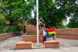 2023 Pride Flag Raising City of Fort Collins