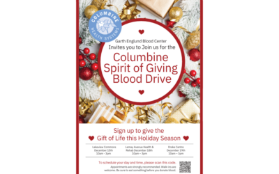 Columbine Health Systems to Host Holiday Blood Drive