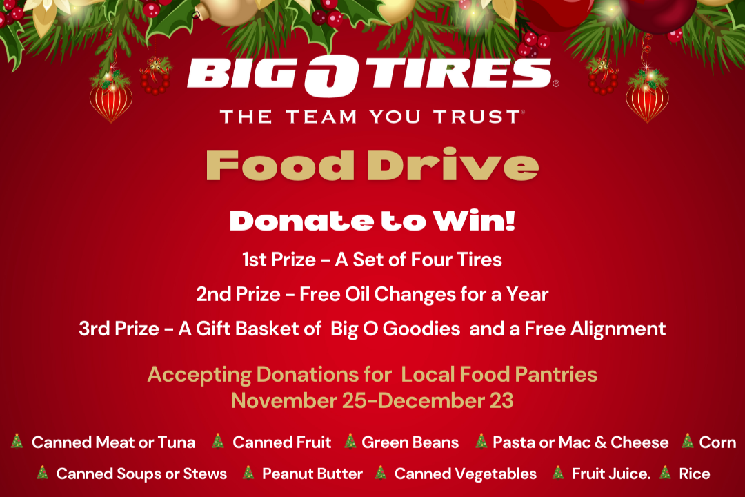 Big O Tires Food Drive 2023