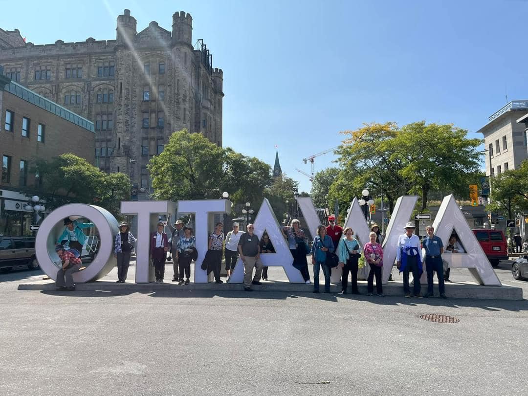 Local Friendship Force members visit Ottawa, Canada, in September 2023.