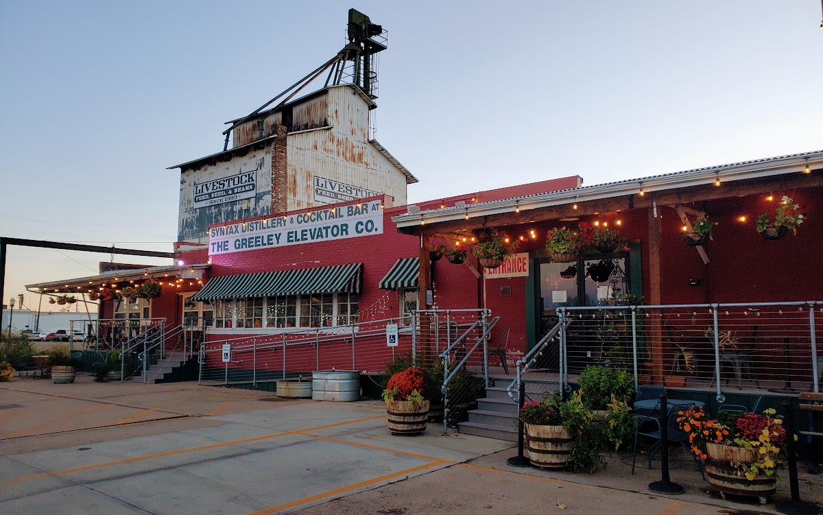 The front of Syntax Distillery in Greeley, Colorado.