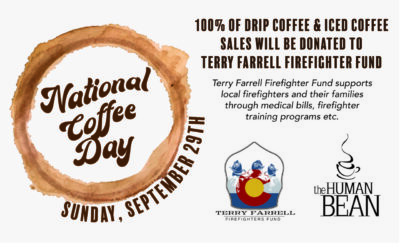 Human Bean Uses National Coffee Day to Support the Terry Farrell Fighters Fund