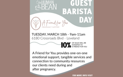 Guest Barista Day at Human Bean Northern Colorado to Benefit A Friend for You