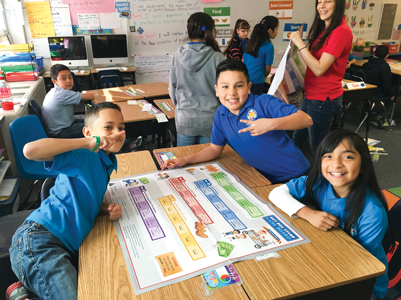 A Junior Achievement class