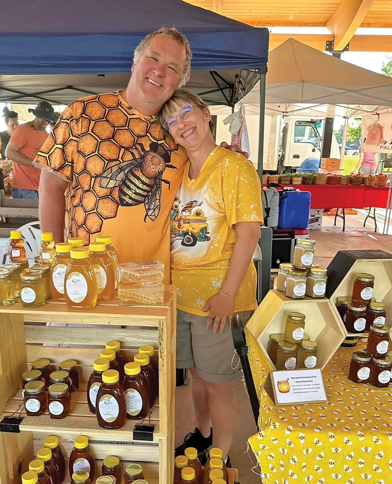 Robert and Sheri Bishop-Cotner, BC Honey Hives.