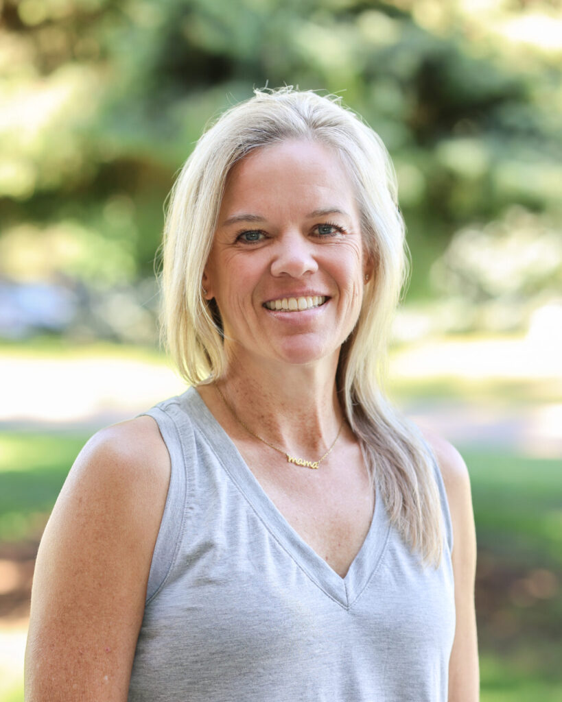 A portrait of Crissy Ott, a physical therapist for Valor Elite Training in Fort Collins.