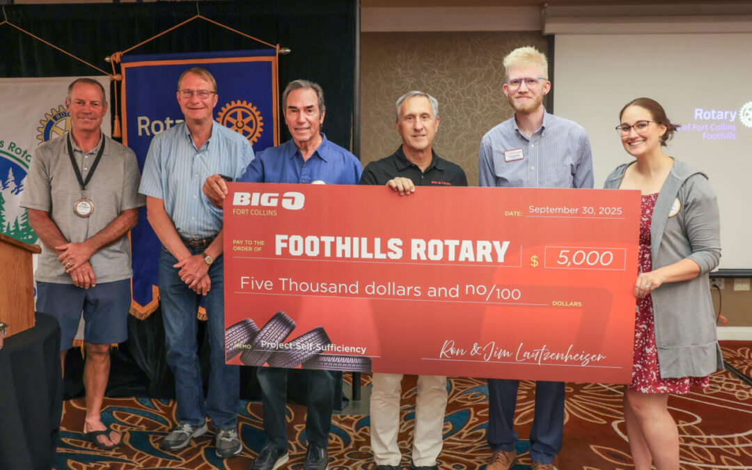 Big O Tires Donates $5,000 to Project Self-Sufficiency