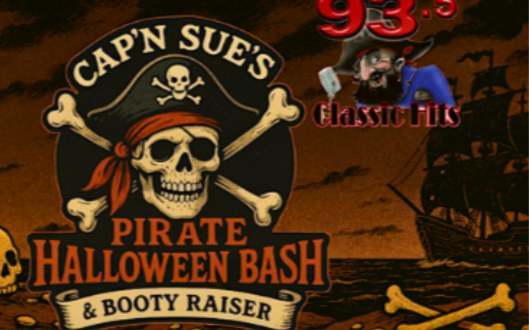 Cap’n Sue’s Halloween Bash & Booty Raiser, Saturday, Oct. 25