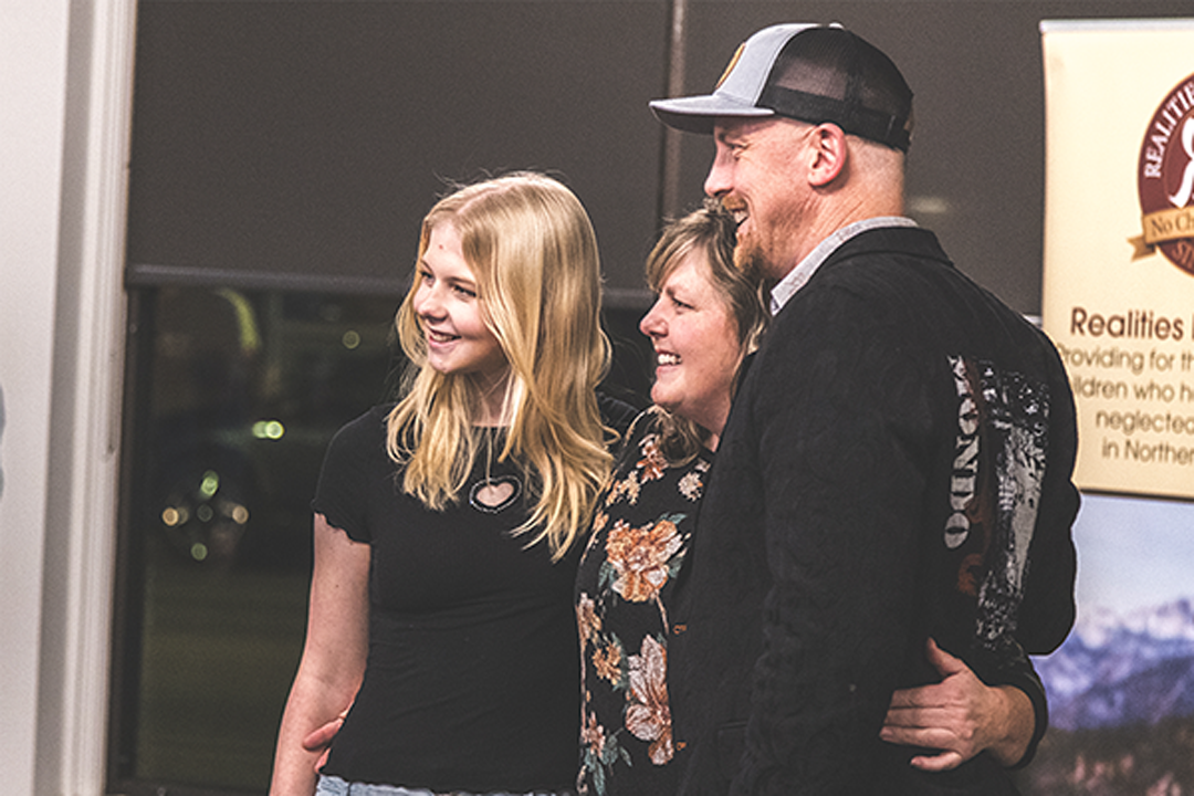 Andrew Johnson with his wife, Sarah, and daughter, Dahlia. Photo by Ivan Diaz Photography