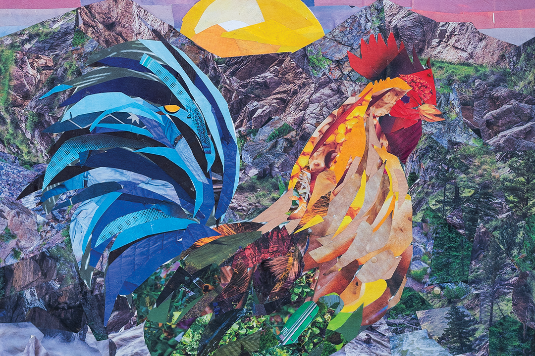 “Rocky Mountain Rooster” by Kathie Lambert
