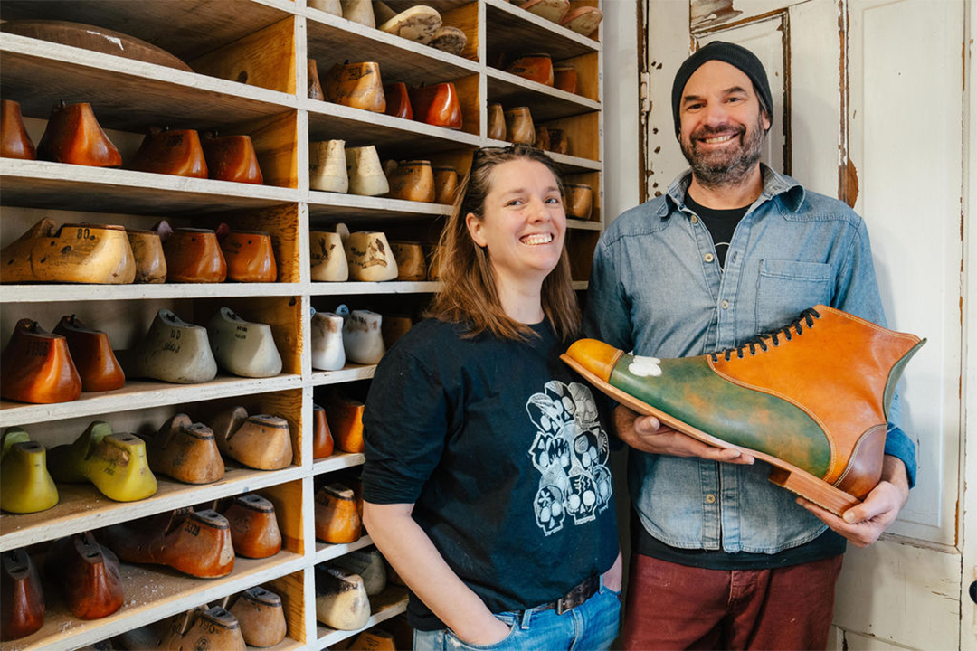 Dan Huling and Annabel Reader. Photo by Aaron LaVanchy. Dan Huling and Annabel Reader. Photo by Aaron LaVanchy.