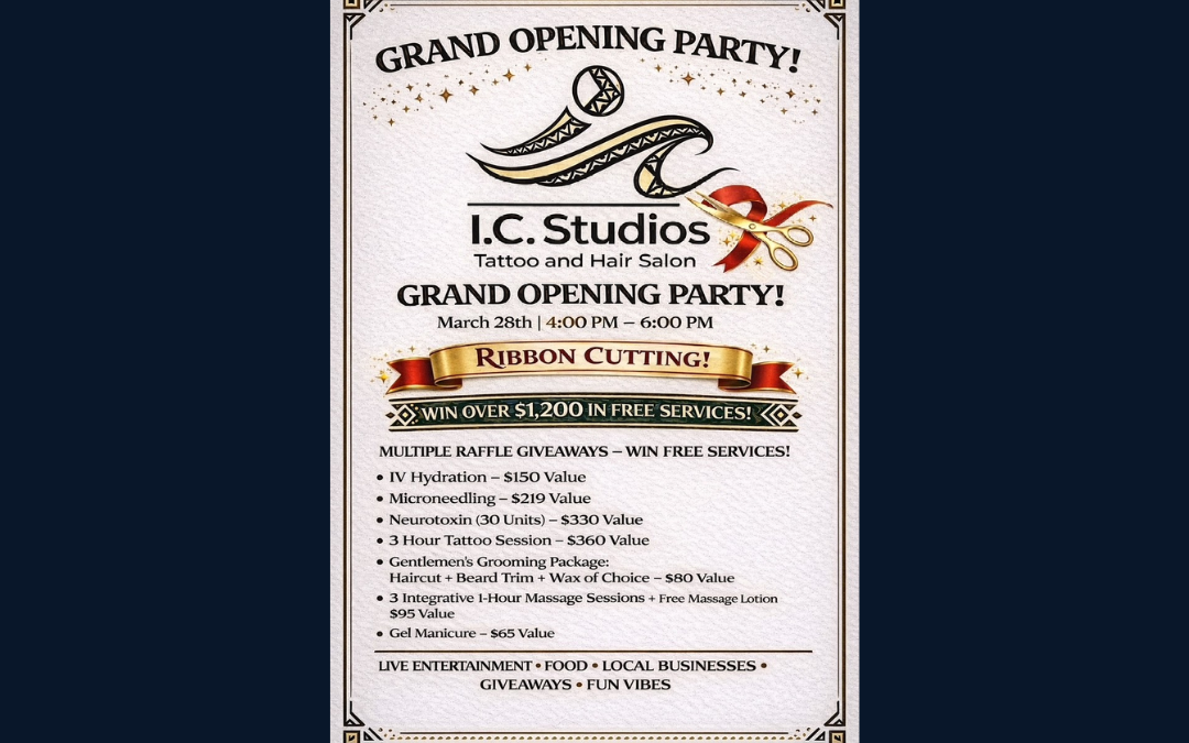 I.C. Studios Tattoo and Hair Salon to Host Grand Opening Celebration in Greeley