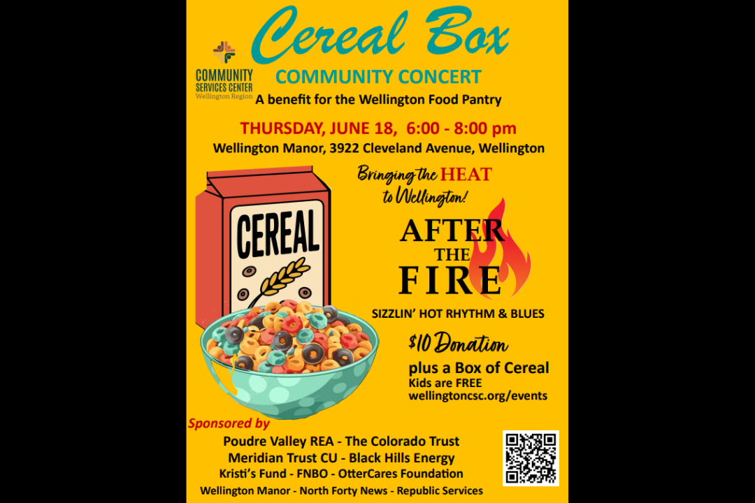 Wellington Cereal Box Community Concert 2026
