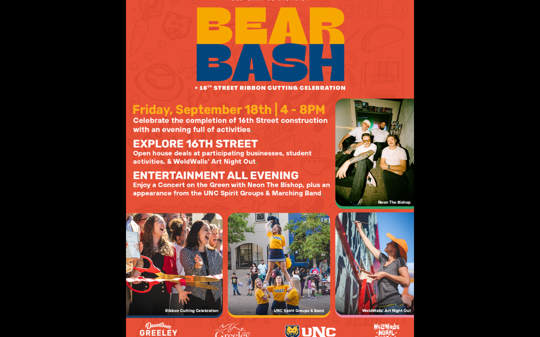 Inaugural Bear Bash and 16th Street Ribbon Cutting Celebration in Greeley