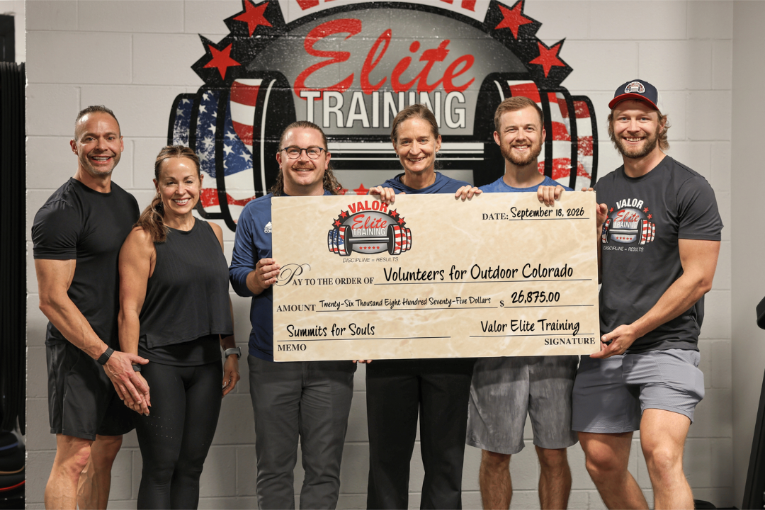 Valor Elite Trainers Turn 15 Colorado Summits Into $26,875 for Outdoor Stewardship